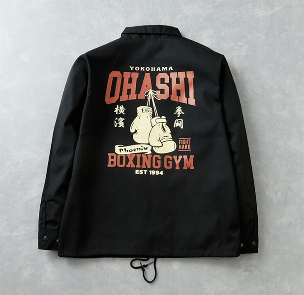 HEATH Ohashi Boxing Gym ジャケット 横浜生まれの超名門ボクシングジムとのコラボレーション コーチ